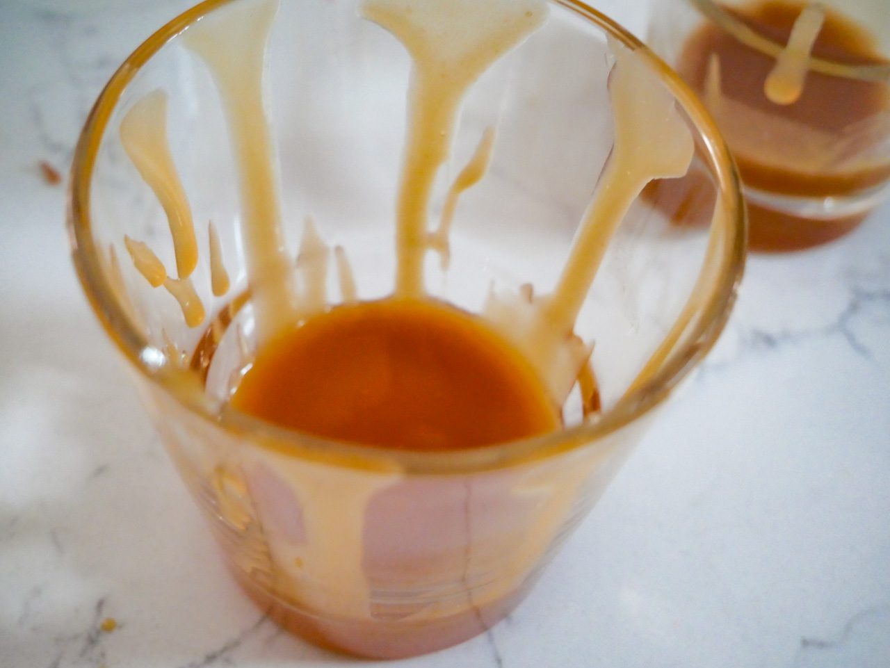 Salted Caramel drizzled in cup