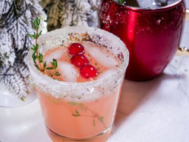 Cranberry Thyme Moscow Mule