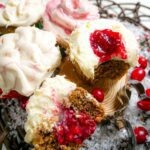 Cranberry gingerbread cupcakes